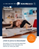 Venta Nocturna Aeroméxico 18 de julio: vuelos redondos desde $1,579