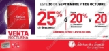 Venta Nocturna Fábricas de Francia 30 de septiembre y 1 de octubre: Hasta 25% de descuento ó 20% en monedero + 20 msi