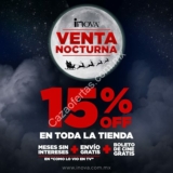 Venta Nocturna Inova: 15% de descuento en toda la tienda + msi + envío gratis + boletos para el cine