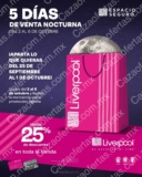 Venta Nocturna Liverpool 2 al 6 de octubre 2020