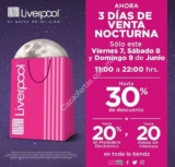 Venta Nocturna Liverpool del 7 al 9 de Junio 2019