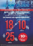 Venta Nocturna Sears hoy 25 de julio: hasta 25% de descuento en toda la tienda