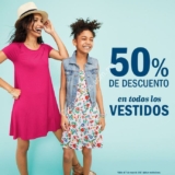 Todos los vestidos a mitad de precio en Old Navy hoy domingo 7 de mayo