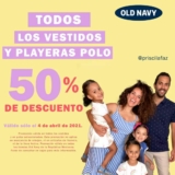 Vestidos y playeras polo a mitad de precio en Old Navy hoy domingo