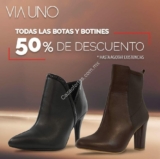 En Via Uno todas las botas y botines a mitad de precio