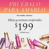 Promoción Victoria’s Secret: Mists y cremas corporales de $449 a $199 este fin