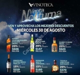 Vinoteca Venta Nocturna 30 de agosto: hasta 20% de descuento en marcas seleccionadas