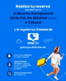 Promo Viva Aerobus vuelos AIFA: 3 meses Gratis de membresía Viva Fan al volar desde Santa Lucía