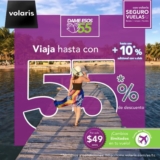 Promo Volaris de hasta 55% de descuento en vuelos nacionales e internacionales
