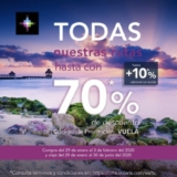 Promoción Volaris todas las rutas con hasta 70% de descuento + 10% adicional