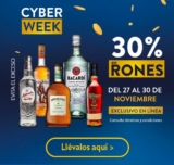 Ofertas Walmart Cyber Week: 30% de descuento en todos los rones