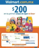 En Walmart Súper en línea $200 de descuento en tu primera compra