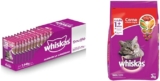 Combo Whiskas con alimento húmedo Soufflé de 24 sobres + alimento seco croquetas de 3 kg bajan a su menor precio