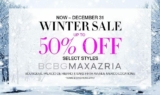 Winter Sale BCBGMAXAZRIA: Hasta 50% de descuento