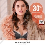 Promoción Womens Secret El Buen Fin 2016: 30% de descuento en todas las colecciones y 6 msi