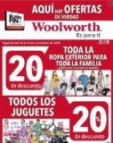 Folleto de ofertas Woolworth El Buen Fin 2018 con descuentos y meses sin intereses