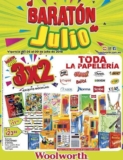 Promoción Woolworth Baratón de Julio: 3×2 en toda la papelería