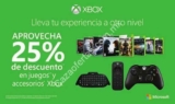 Promoción Xbox: 25% de descuento en videojuegos y accesorios