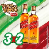 3×2 en whiskys Red Label y Black & White en la Semana de los Vinos del Zorro Abarrotero